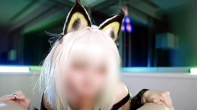 Japanese cosplay gloves, asian satin glove, japanese gloves blowjob, satin gloves handjob, cosplay satin