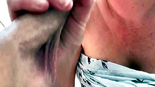Tit job swallow, next door babe handjob and blowjob, cumshot dick uncut, behind doors, big boobs blowjob close up cumshot facial