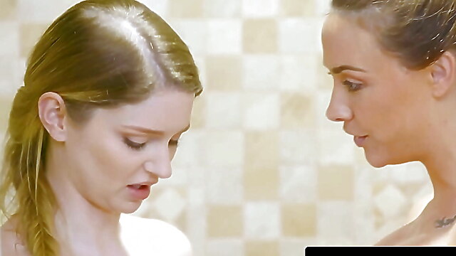 Milf bunny colby, shower threesome mff, chanel preston massage, nuru shower, first time milf threesome