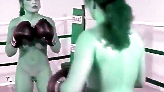 Dos, kick fight, crush face, big tits in face, big tits fighting