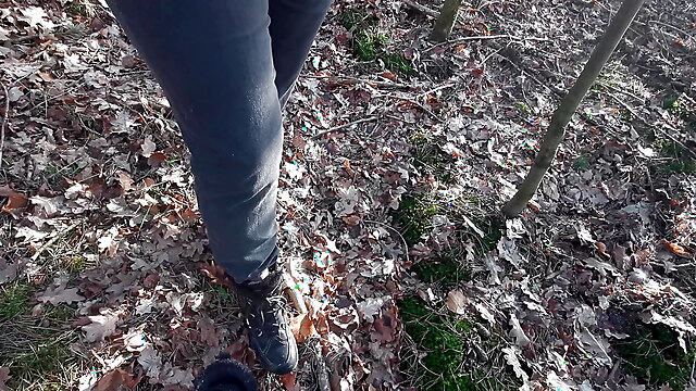 Lactation public, free in the woods, lactating rough, lactating in the woods, outdoor public bdsm
