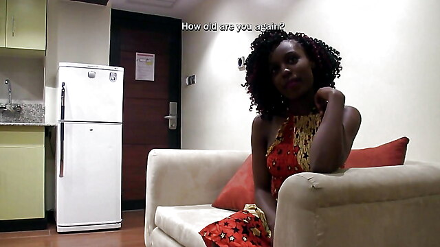Curly black, agent interview, african fucked hard, ebony curly babe, fake agent fuck girl