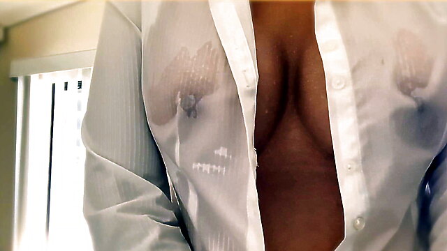 White shirt girl, mature wife surprise, mature tits bra mommy, mature contest, bouncing shirt