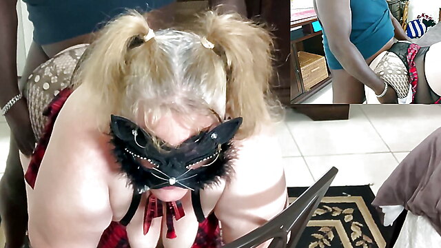 Amateur blonde blowjob cuckold hd interracial milf, sexy blonde bbw, big ass bbw fucking bbc, amateur bbw blonde blowjob hd interracial, fucks a horny bbw