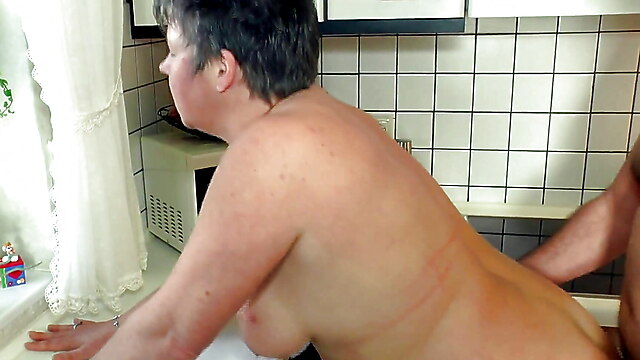 Bbw fuck vintage, german bbw vintage, bj in the kitchen, german girl and old, german vintage kitchen