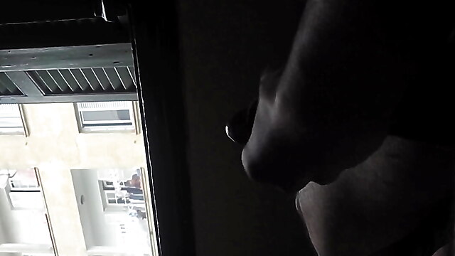 Neighbor expose, dick flash watching me, caught neighbor watching me through window, granny window, i watched my neighbor