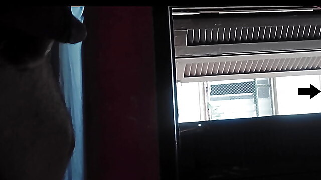 Voyeur hotel window, flash in hotel, neighbor masturbation, voyeur masturbation flash, neighbor expose